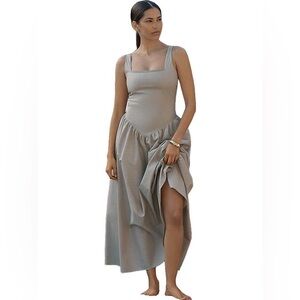 Peixoto Cream Maxi Dress